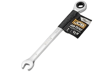 JCB Očkoplochý klíč 7 mm s ráčnou