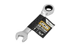 JCB Očkoplochý klíč 9 mm s ráčnou, krátký