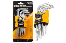 JCB Sada klíčů TORX s otvorem T10H-T50H, 9ks