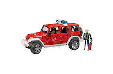 Jeep Wrangler hasičské zásahové vozidlo s figurkou