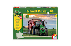 John Deere Puzzle mit SIKU Traktor 60 dílků <br> od pěti let