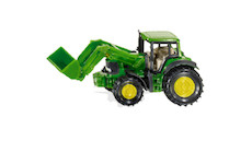 John Deere S čelním nakladačem