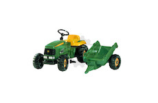 John Deere S přívěsem