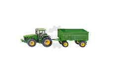 John Deere S přívěsem