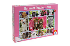 Koťata Puzzle, 100 dílků <br> od 6 let