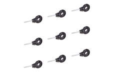 Kruhový izolátor s vrutem pro elektrický ohradník, vodiče do 12 mm - 100 ks