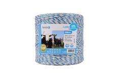 Lanko pro elektrický ohradník, průměr 2,5 mm, bílo-modré, 800 m