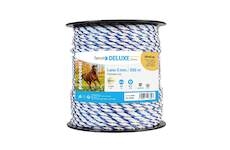 Lano pro elektrický ohradník, průměr 5 mm, modro-bílé, 200 m, 0,16 Ω/m