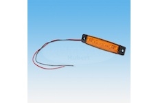 LED BOČNÍ POZIČNÍ SVÍTILNA ORANŽOVÁ 12V + 0,7 m KABEL