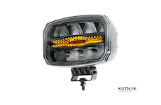 LED dálkový světlomet s pozičním světlem, 220 x 181,8 x 93,4 mm