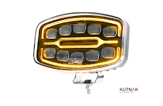 LED dálkový světlomet s pozičním světlem, 245 x 139,4 x 90,65 mm