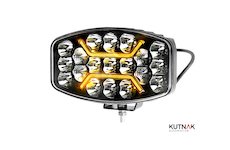 LED dálkový světlomet s pozičním světlem, 247 x 143 x 87 mm