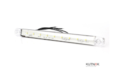 LED POZIČNÍ SVĚTLO BÍLÉ SLIM WAS, 9-33V + 0,39 M KABEL