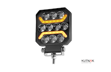LED PRACOVNÍ SVĚTLOMET - 1000 LUMENŮ S POZIČNÍM SVĚTLEM, BODOVÝ, 10-30V + 0,30 m KABEL