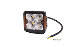 LED PRACOVNÍ SVĚTLOMET - 2400 LUMENŮ S LED POZIČNÍM SVĚTLEM, 10-30V + 0,4 m KABEL