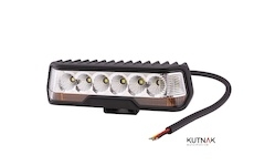 LED PRACOVNÍ SVĚTLOMET - 4000 LUMENŮ S LED POZIČNÍM SVĚTLEM, 10-30V + 0,4 m KABEL