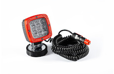 LED PRACOVNÍ SVĚTLOMET, MAGNETICKÝ, BODOVÝ - 4100 LUMENŮ, 12V / 24V + 7,5 m KABEL