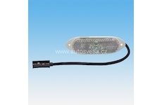 LED PŘEDNÍ POZIČNÍ SVÍTILNA ČIRÁ 24V + 0,5 m KABEL