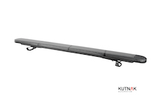 LED RAMPA TMAVÁ S OVLÁDACÍM PANELEM, 1200 MM, 12-24V, ORANŽOVÁ, NOČNÍ + DENNÍ REŽIM