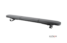LED RAMPA TMAVÁ S OVLÁDACÍM PANELEM, 900 MM, 12-24V, ORANŽOVÁ, NOČNÍ + DENNÍ REŽIM