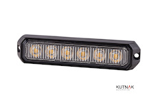 LED VÝSTRAŽNÉ SVĚTLO ORANŽOVÉ, 9-30V + 0,4 m KABEL