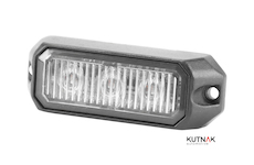 LED VÝSTRAŽNÉ SVĚTLO ORANŽOVÉ, 9-33V + 0,3 m KABEL