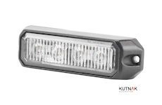 LED VÝSTRAŽNÉ SVĚTLO ORANŽOVÉ, 9-33V + 0,3 m KABEL