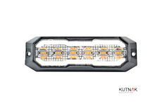 LED VÝSTRAŽNÉ SVĚTLO ŽLUTÉ/BÍLÉ + 0,15 M KABEL