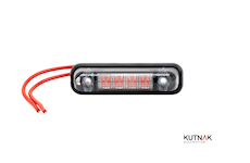 LED ZADNÍ POZIČNÍ SVÍTILNA ČERVENÁ, 12-36V + 0,15 M KABEL