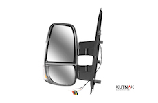 LEVÉ ZRCADLO MANUALNĚ OVLÁDANÉ, VYHŘ., BEZ TEPLOTNÍHO SENZORU + KRÁTKÝ DRŽÁK