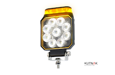 LUMINEX LED pracovní světlomet 900 lm s výstražným světlem, rozptylový