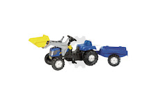 New Holland T 7550 Nakladač s přívěsem