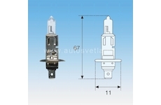 ORIGINÁLNÍ XENONOVÁ ŽÁROVKA H1 12V 55W MAGNETI MARELLI