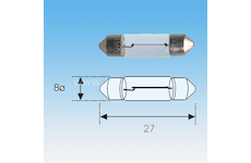 ORIGINÁLNÍ ŽÁROVKA C3W 12V MAGNETI MARELLI