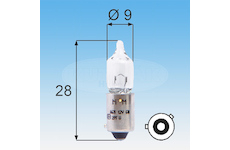 ORIGINÁLNÍ ŽÁROVKA H6W 12V MAGNETI MARELLI