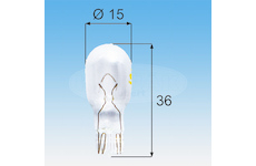 ORIGINÁLNÍ ŽÁROVKA T15 16W 12V MAGNETI MARELLI