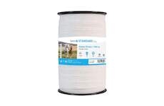 Páska na elektrický ohradník s šířkou 20 mm, bílá, délka 200 m