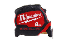 MILWAUKEE Měřící pásmo široké Premium 8m