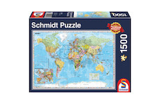 Puzzle, Die Welt, 1500 Teile 