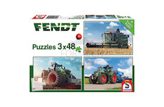 Puzzle, Fendt 1050 Vario / 724 Vario / 6275L, 3 x 48 Teile 