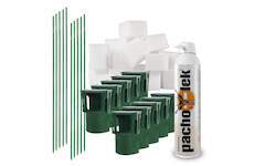 Sada pachový ohradník na ochranu vinohradu - adaptér s nosičem pachového ohradníku 80 ks + sklolaminátový sloupek 80 ks