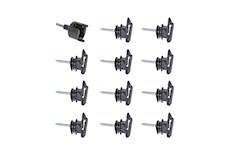 Sada ploché izolátory pro elektrický ohradník 250 ks včetně šroubovacího nástavce