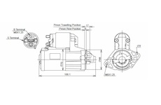 STARTÉR 12V / 1,4kW 8 zubů - ORIGINÁL MITSUBISHI