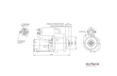 STARTÉR 12V / 2,2kW 10 zubů - ORIGINÁL MITSUBISHI