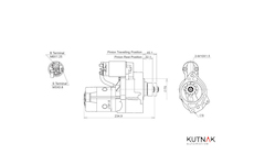 STARTÉR 12V / 2,2kW 11 zubů - ORIGINÁL MITSUBISHI