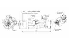 STARTÉR 12V / 4,7kW 12 zubů - ORIGINÁL MITSUBISHI