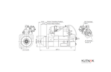 STARTÉR 24V / 5kW 11 zubů - ORIGINÁL MITSUBISHI