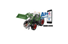 Traktor mit Frontlader und BT App Steuerung Fendt 933 Vario