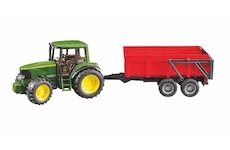 Traktor mit Wannenkippanhänger John Deere 6920