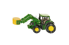 Traktor s kleštěmi na balíky